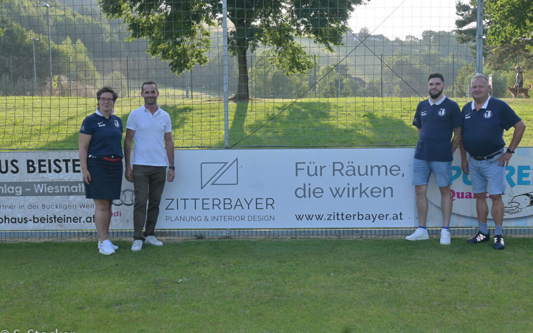 Zitterbayer Interior Design neuer Sponsor auf unseren Dressen