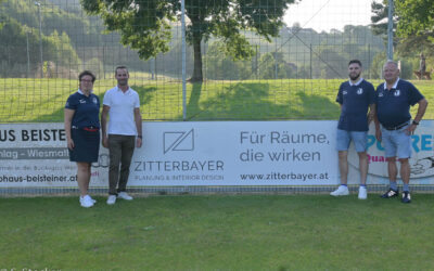 Zitterbayer Interior Design neuer Sponsor auf unseren Dressen