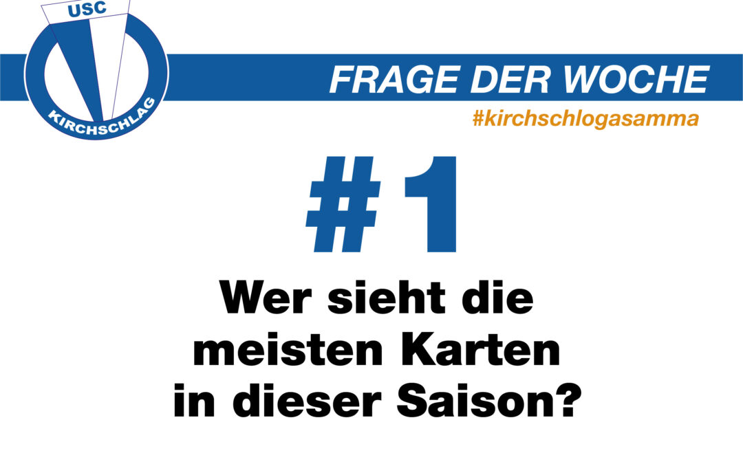 Frage der Woche #1 – Wer sieht die meisten Karten in dieser Saison?