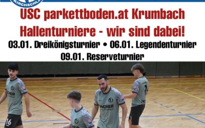 Hallenturnier 2026 des USC parkettboden.at Krumbach – wir sind dabei!