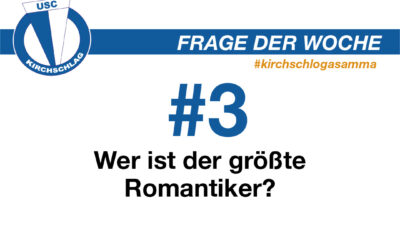 Frage der Woche #3 – Wer ist der größe Romantiker?