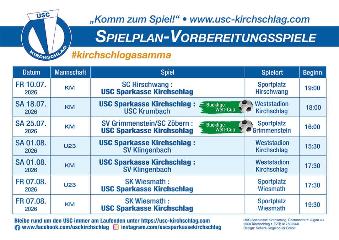 Spieluebersicht_juli_august_a4_2026 Voetbalwedstrijd schema voor 2025/26