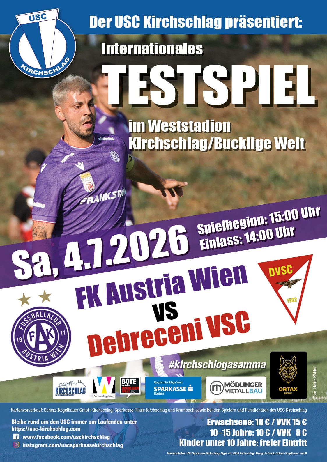 Testspiel_austria_2026_plakat Voetbalwedstrijd schema voor 2025/26